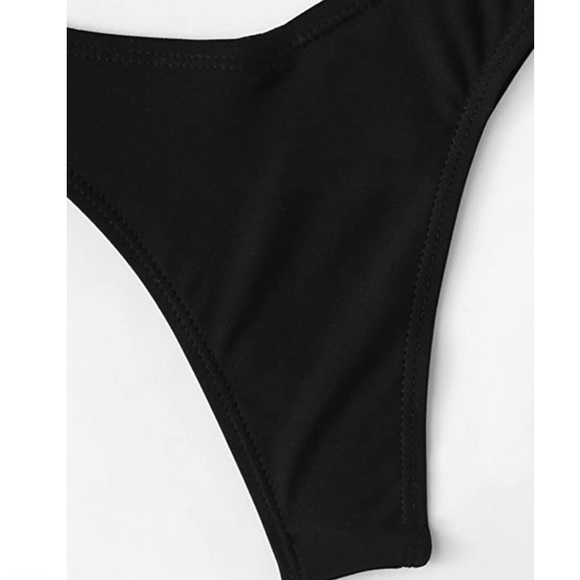 Verdusa Women's 2 Piece Bathing Suit Metallic Swimwear Halter String Triangle Bikini Sets 5779077 14y0ow